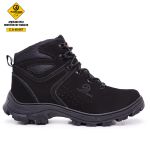 Bota Reagles com C.A. 48.067 Em Couro Legitimo e com Biqueira de PVC Preto