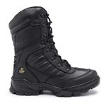Bota Comander Cano Longo Semi Impermeável em Couro e com Palmilha Gel 