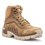 Bota Masculina Adventure Canyon em Couro Legítimo Biqueira Reforçada - Creme