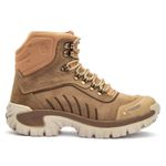Bota Masculina Adventure Canyon em Couro Legítimo Biqueira Reforçada - Creme