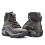 Bota Masculina Adventure Canyon em Couro Legítimo Biqueira Reforçada - Preto