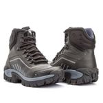 Bota Masculina Adventure Canyon em Couro Legítimo Biqueira Reforçada - Preto