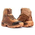 Bota Masculina Adventure Canyon em Couro Legítimo Biqueira Reforçada - Whisky