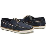 Dockside Masculino em Couro Legítimo Confort - Azul