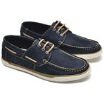 Dockside Masculino em Couro Legítimo Confort - Azul