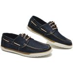Dockside Masculino em Couro Legítimo Confort - Azul