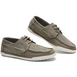 Kit 2 Pares Dockside Masculino Confort Couro Legítimo - Café e Cinza