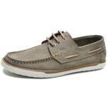 Kit 2 Pares Dockside Masculino Confort Couro Legítimo - Café e Cinza