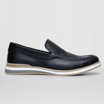 Mocassim Masculino Maverick Slip On Loafer Derby em Caouro Derby - Preto