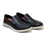 Mocassim Masculino Maverick Slip On Loafer Derby em Caouro Derby - Preto