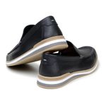 Mocassim Masculino Maverick Slip On Loafer Derby em Caouro Derby - Preto