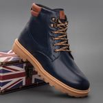 Bota Masculina Casual Coturno Montana Notorian - Azul