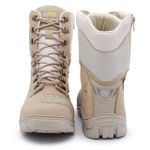 Bota Master Boots Cano Longo em Couro Cor Nude