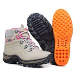 Bota Adventure Eagle Masculina em Couro com C.A - Cinza