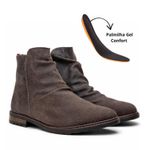 Bota Masculina Shelby em Couro Legitimo - Café