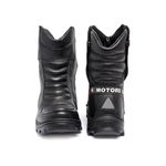 Bota Masculina Cano Longo em Couro Legítimo com Palmilha Gel - Preto