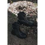 Bota Masculina Cano Longo em Couro Legítimo com Palmilha Gel - Preto