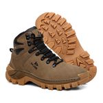 Bota Masculina Arizona em Couro Legítimo Cano Médio - Rato