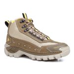 Bota Masculina Couro Legítimo Cano Médio - Creme