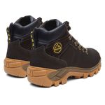 Bota Masculina Adventure Raven em Couro Legítimo - Café