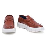 Loafer Sola Plataforma Oversized Oficial Atria Shoes Masculino - Pinhão