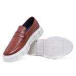 Loafer Sola Plataforma Oversized Oficial Atria Shoes Masculino - Pinhão