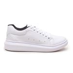 Tenis Masculino Casual Branco Sola Alta Oversize Macquen - Branco/Branco