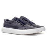 Tenis Masculino Casual Branco Sola Alta Oversize Macquen - Azul