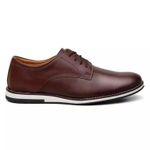 Sapato Social Fino Oxford Masculino + Cinto - Marrom