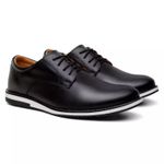 Sapato Social Fino Oxford Masculino + Cinto - Preto