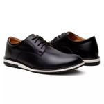 Sapato Social Fino Oxford Masculino + Cinto - Preto