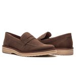 Kit 2 Mocassim Masculino Loafer Derby em Camurça - Azul + Marrom