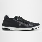 2 Tenis Masculino Casual Ajuste Elástico Leve e Confort + Relógio Digital - Café + Preto