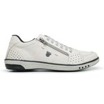 2 Tenis Masculino Casual Ajuste Elástico Leve e Confort + Relógio Digital - Gelo + Preto