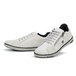 2 Tenis Masculino Casual Ajuste Elástico Leve e Confort + Relógio Digital - Gelo + Preto