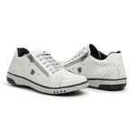 2 Tenis Masculino Casual Ajuste Elástico Leve e Confort + Relógio Digital - Gelo + Preto