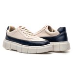Tenis Oversized H.Boss Melburk Sneaker Masculino - Azul/Nude