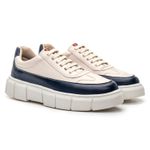 Tenis Oversized H.Boss Melburk Sneaker Masculino - Azul/Nude