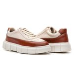 Kit 2 Pares do Tenis Oversized H.Boss Melburk Sneaker Masculino - Caramelo/Nude + Preto/Nude