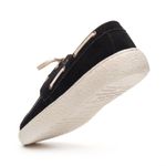 Dockside Masculino Mexico Sola Alta em Couro - Preto