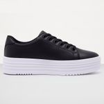 Tênis Feminino Plataforma Sola 4cm - Preto