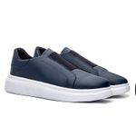 Tenis Masculino Casual Elástico Sneaker Oversize - Azul