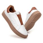 Tenis Masculino Casual Elástico Sneaker Oversize - Caramelo
