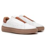 Tenis Masculino Casual Elástico Sneaker Oversize - Caramelo