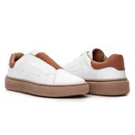 Tenis Masculino Casual Elástico Sneaker Oversize - Caramelo