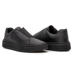 Tenis Masculino Casual Elástico Sneaker Oversize - Preto/Preto