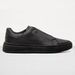 Tenis Masculino Casual Elástico Sneaker Oversize - Preto/Preto