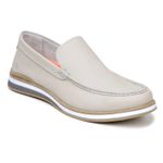 Mocassim Maverick Masculino Slip On Loafer Derby em Couro - Gelo