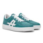 Tenis Masculino Estilo Skatista Casual Modelo Raze - Verde Agua