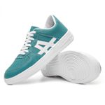 Tenis Masculino Estilo Skatista Casual Modelo Raze - Verde Agua
